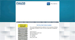 Desktop Screenshot of palcofcu.org