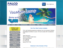 Tablet Screenshot of palcofcu.org